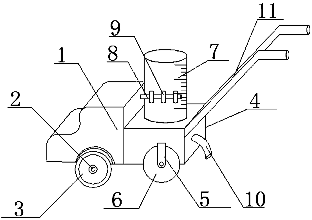 Crop planting-fertilizing integrated machine