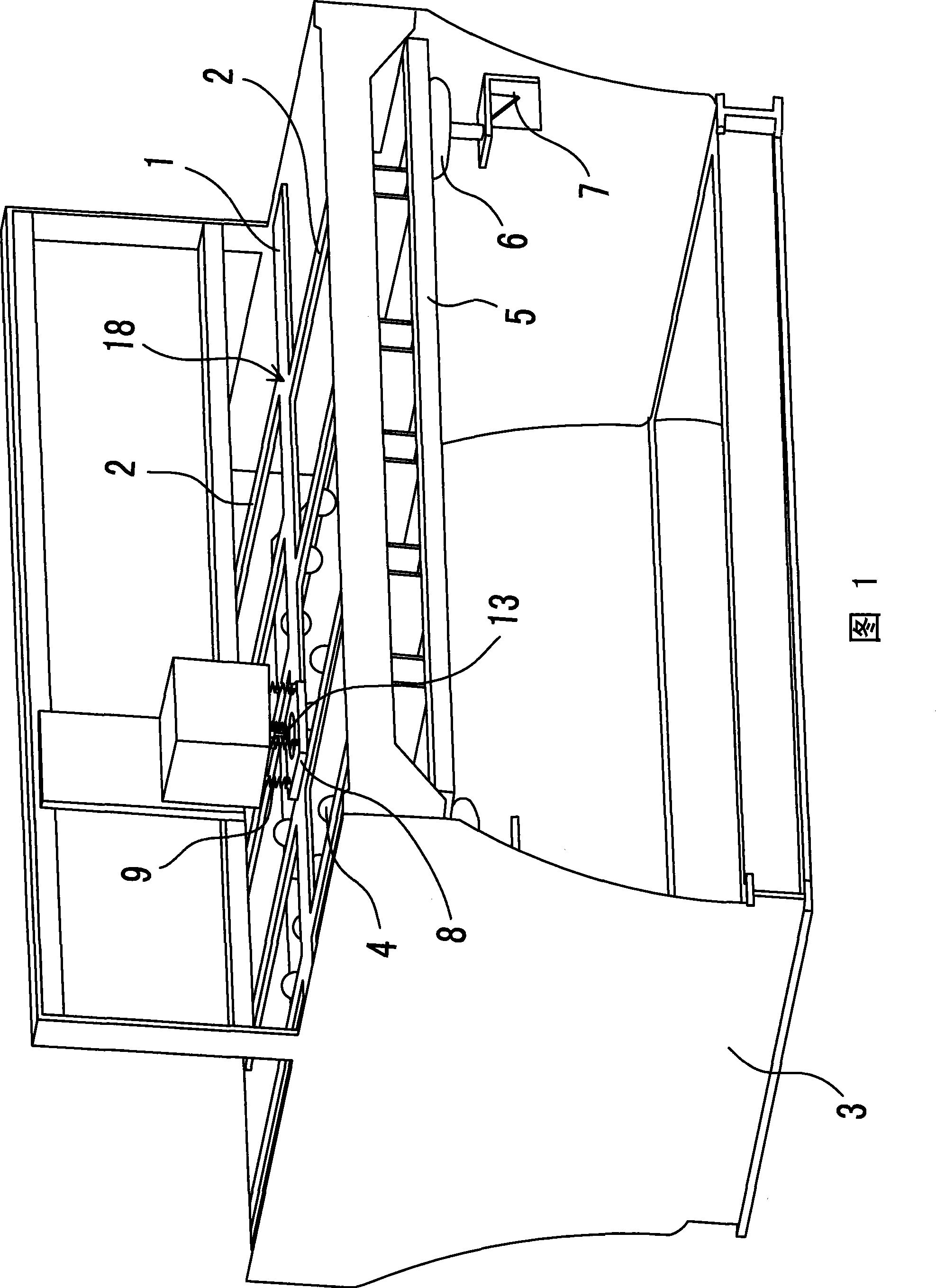 Table top positioning mechanism for plate drilling machine