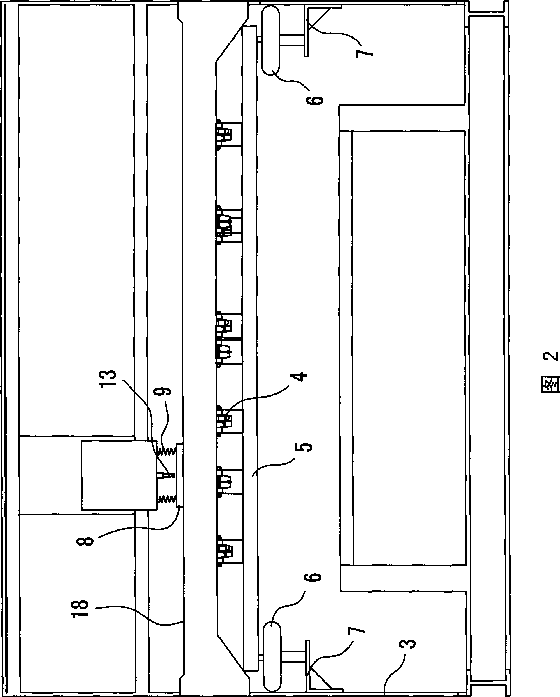 Table top positioning mechanism for plate drilling machine