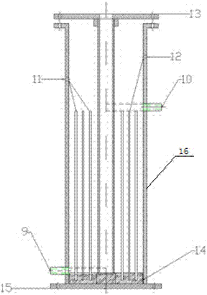 Device for treating refractory wastewater through electrocatalytic oxidation and method