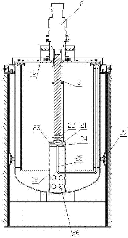 Heat conduction oil type double-cylinder hot melting kettle convenient for replacement of inner containers