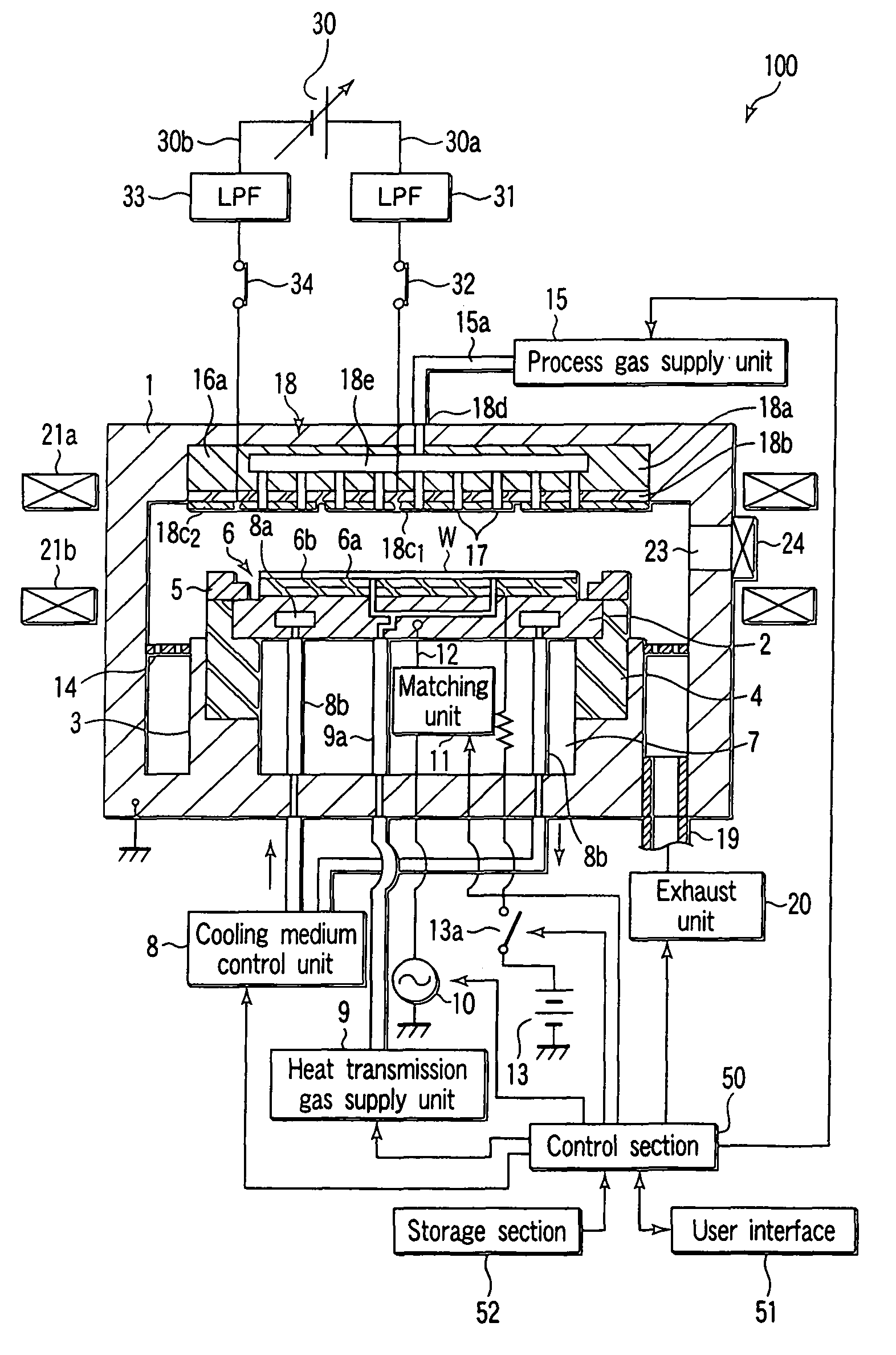 Capacitive coupling plasma processing apparatus