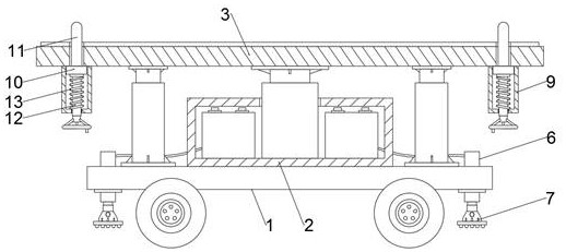 Hoisting device for coal mine roadway