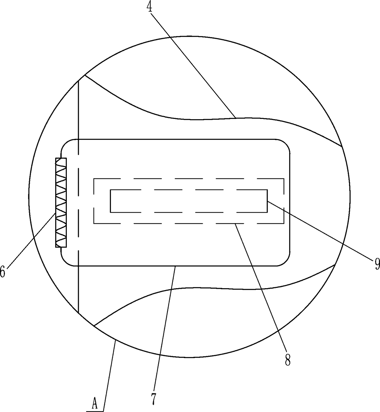 Handheld throat drug application device