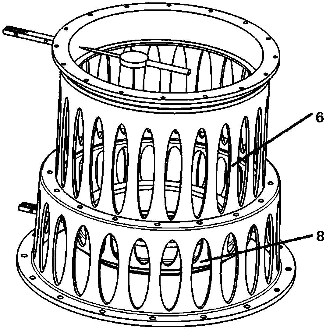 Bearing support device and stiffness calibration system and method