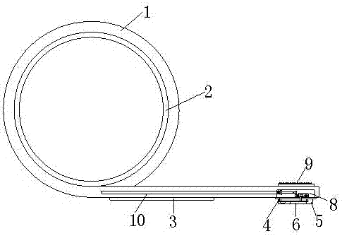 Medical pressure bandage assembly for protecting wrist joint