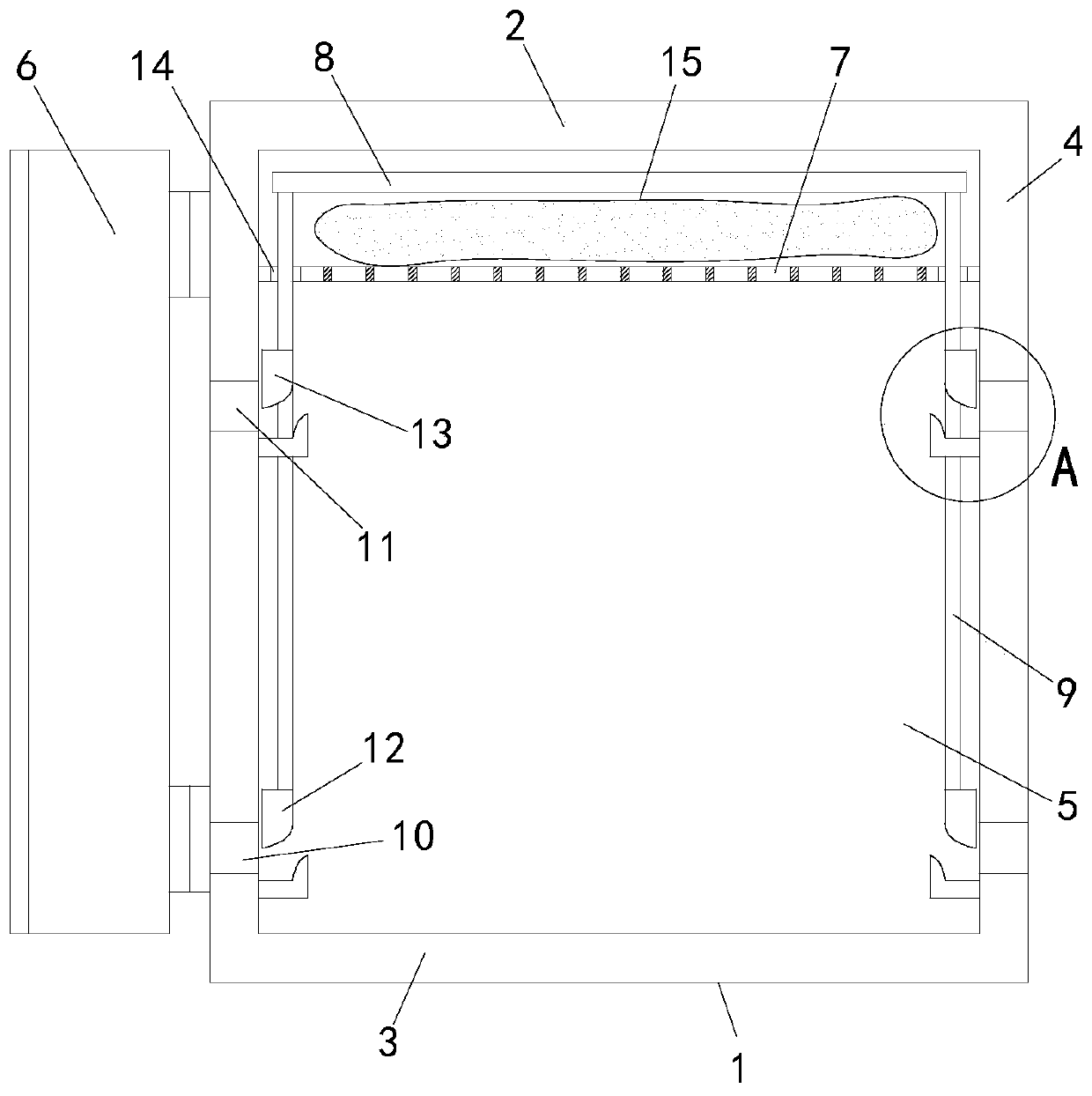 Switch cabinet with high fireproof performance