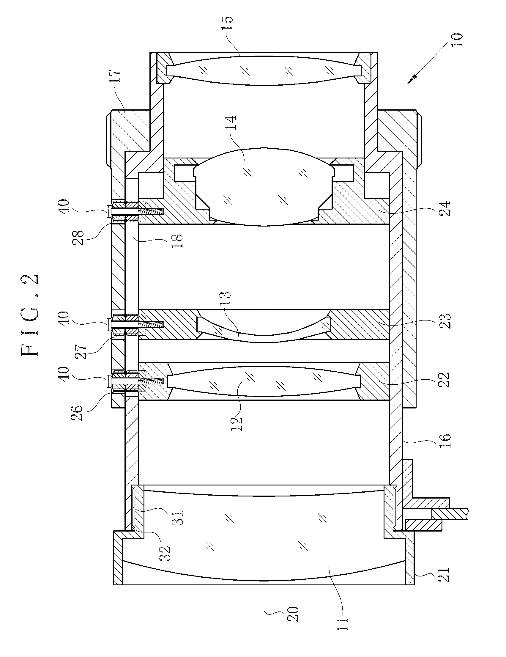 Zoom lens apparatus having movable lens holder