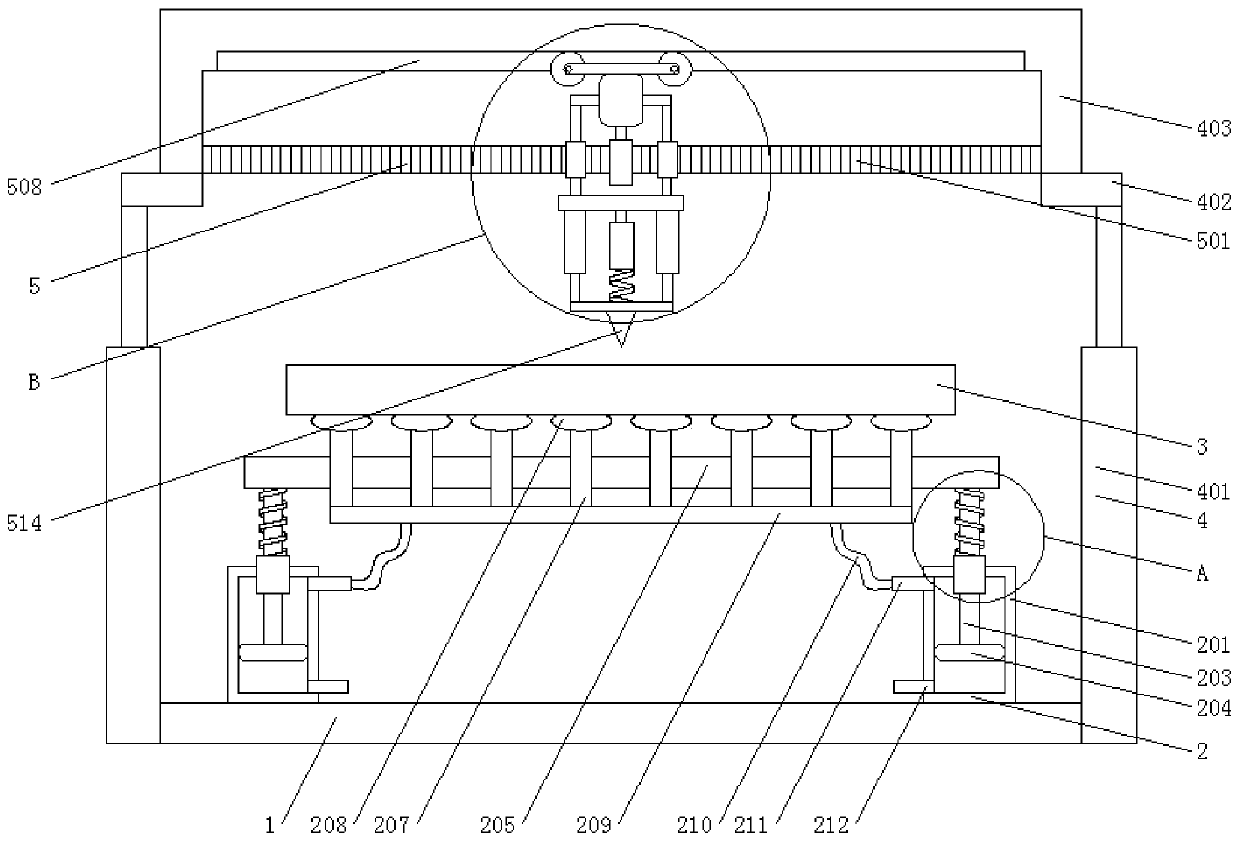 Glass processing device for improving attractiveness of glass