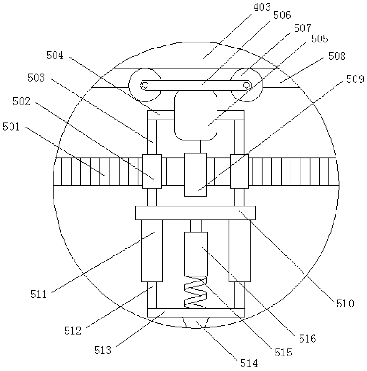 Glass processing device for improving attractiveness of glass