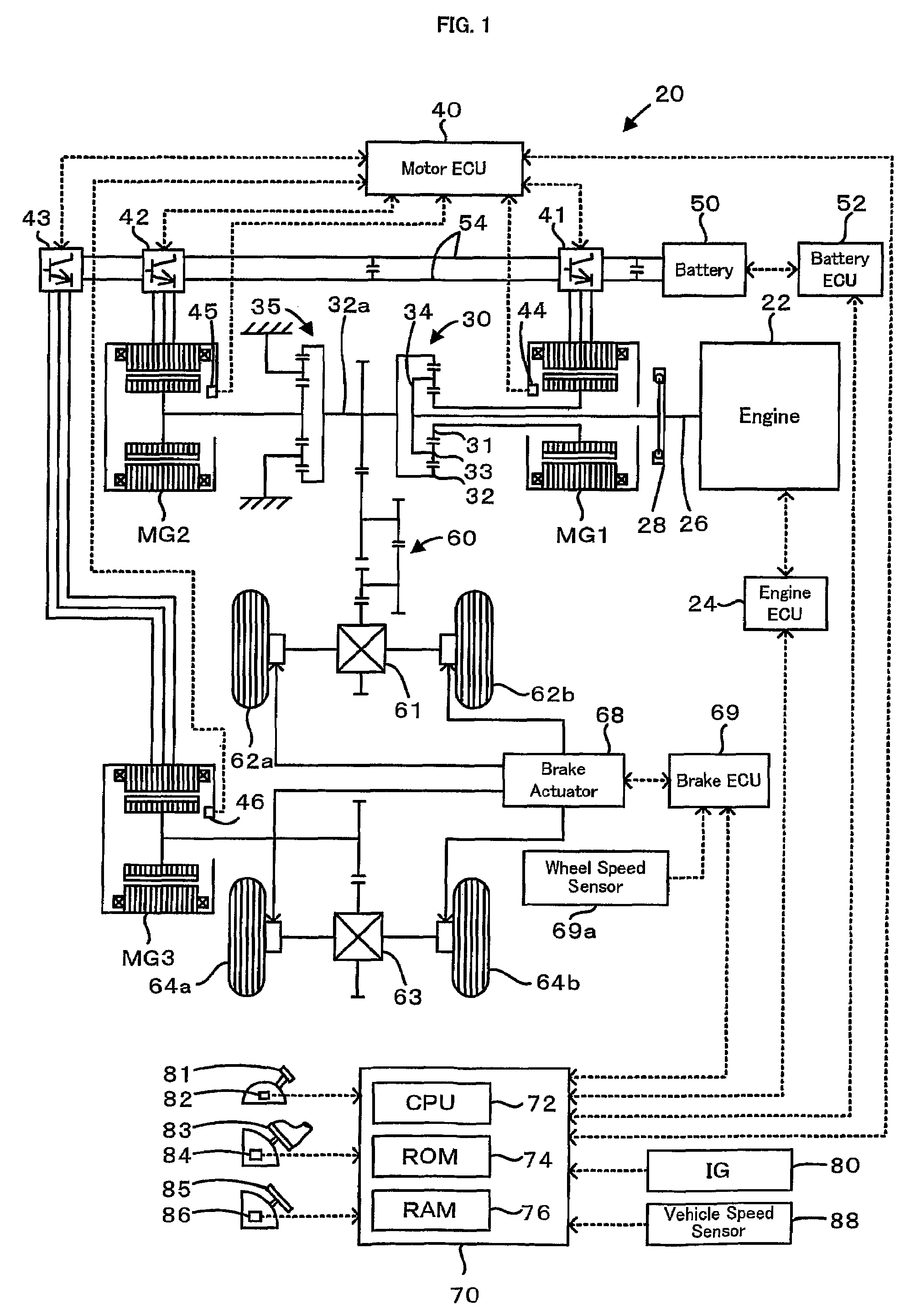 Vehicle, control method thereof and braking device