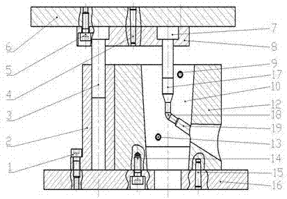 Integrated extrusion and equal channel angular shear deformation large strain die