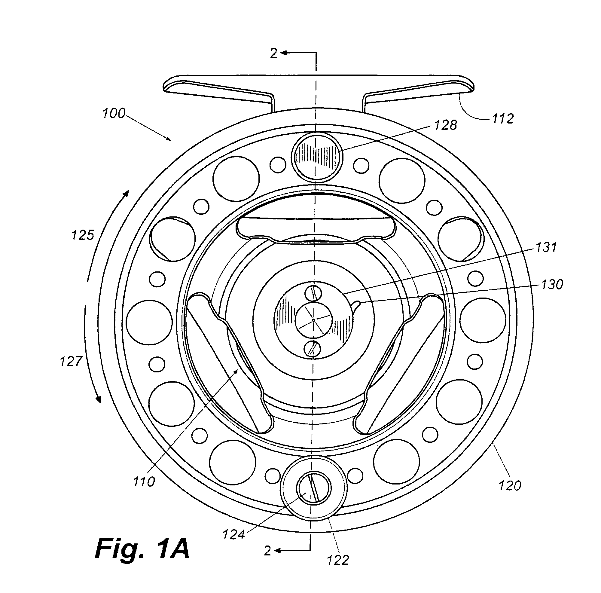 Fly reel drag mechanism