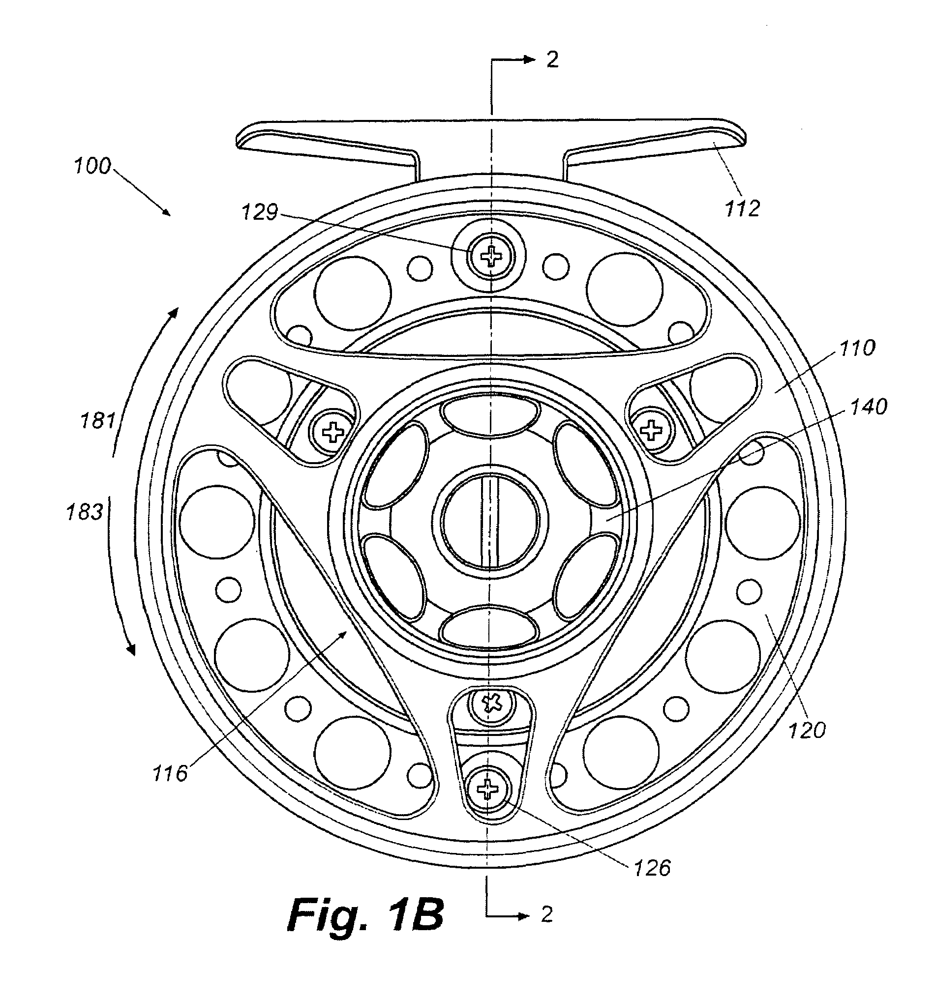 Fly reel drag mechanism