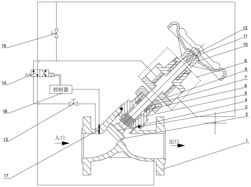 Electromagnetic pilot safety Y-shaped water attack pressure release valve directly driven by gear motor