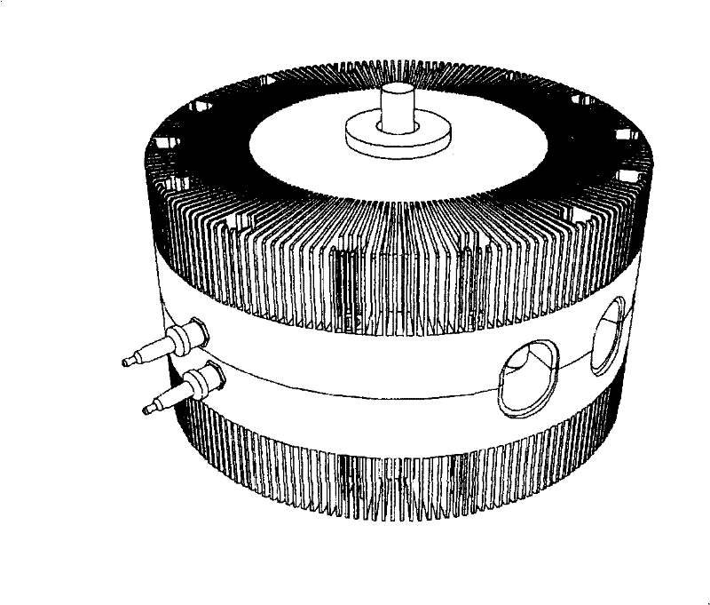 Annular cylinder rotor engine