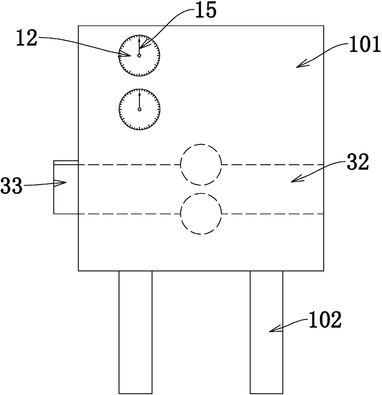 Special measuring device for building design