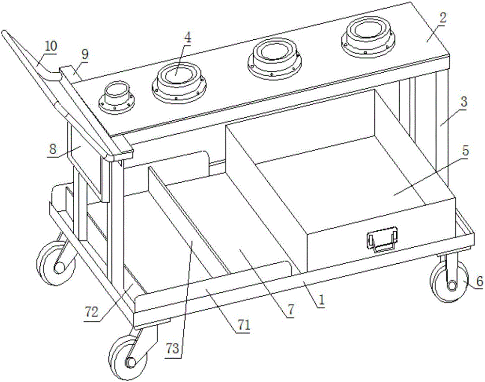 Engine accessory transmission assembly transporter