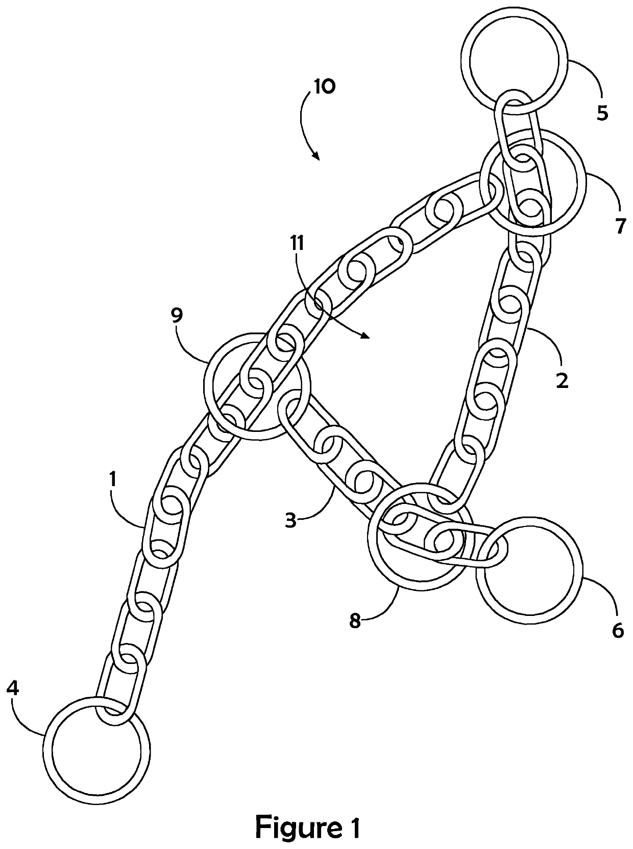 Multi-ring animal collar with variable restraint capability