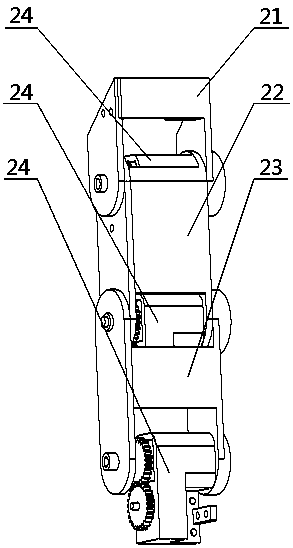 Nine-freedom-degree picking mechanical arm