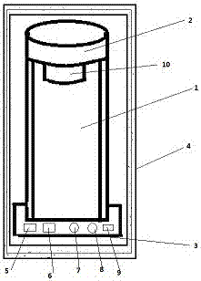 Teacher water glass with reminding function