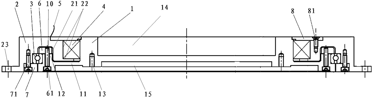 Low-temperature-resistance and compact-type magnetofluid sealing device