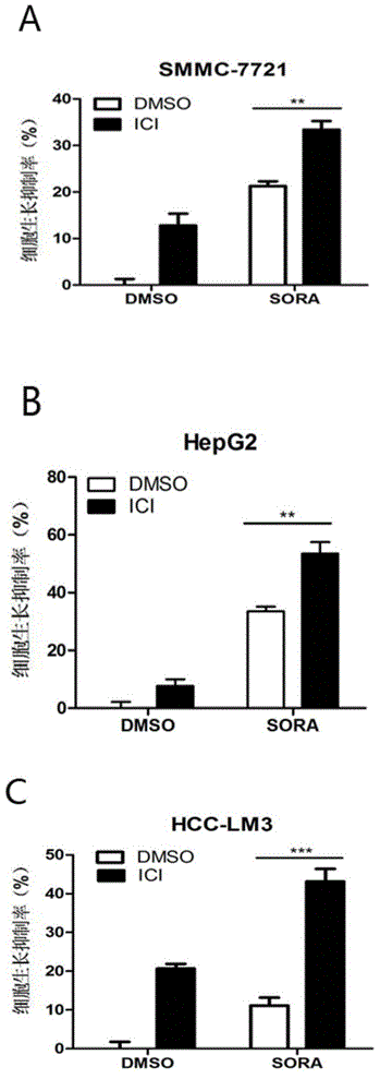 Application of ADRB2 inhibitor and sorafenib combination in preparation of medicine for treating liver cancer