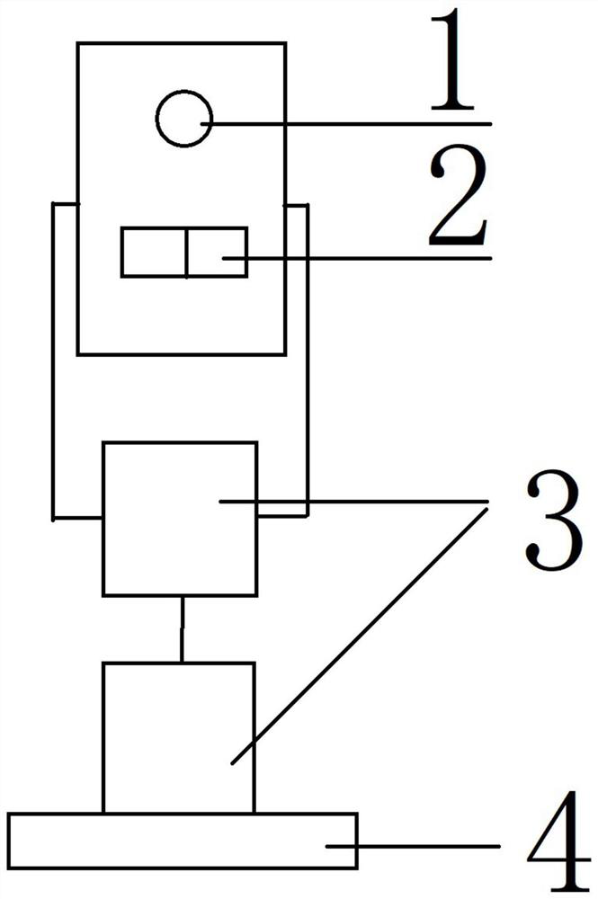 Automatic device for searching, tracking, aiming and ranging initial fire source based on infrared image recognition