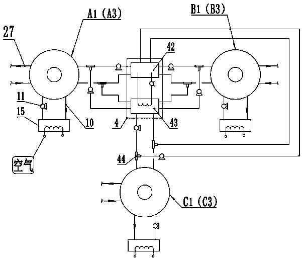 Device for hydraulically acting through hot-pressing metal hydrogen storage material hydrogen energy