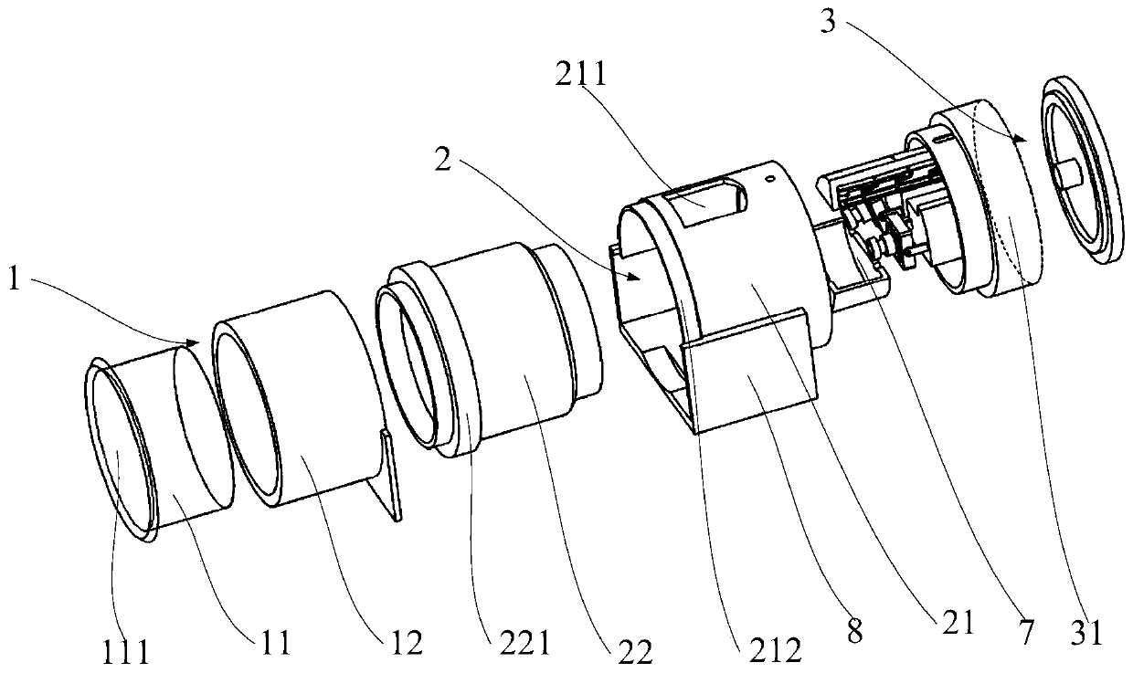 Bacteria counting image acquisition device