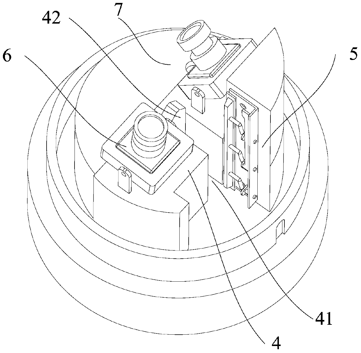 Bacteria counting image acquisition device