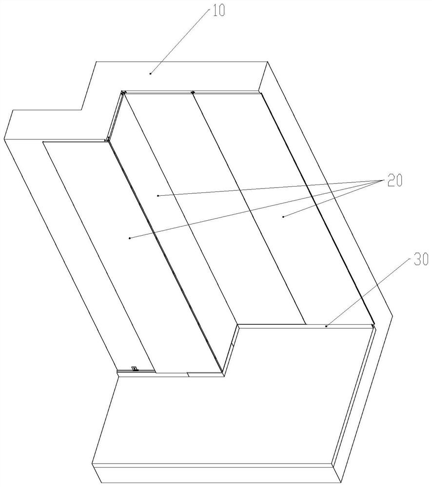 Leveling mechanism for wall decoration plate installation, keel leveling assembly and assembly type wall surface system