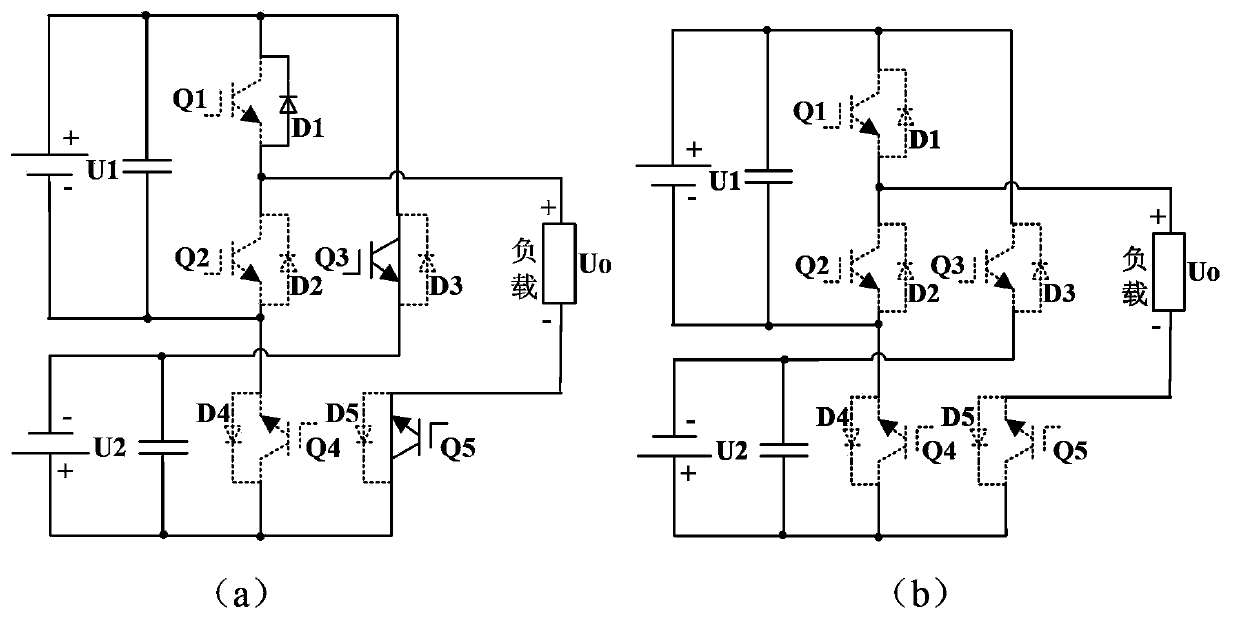 Voltage source type asymmetric pulse converter and output pulse control method thereof