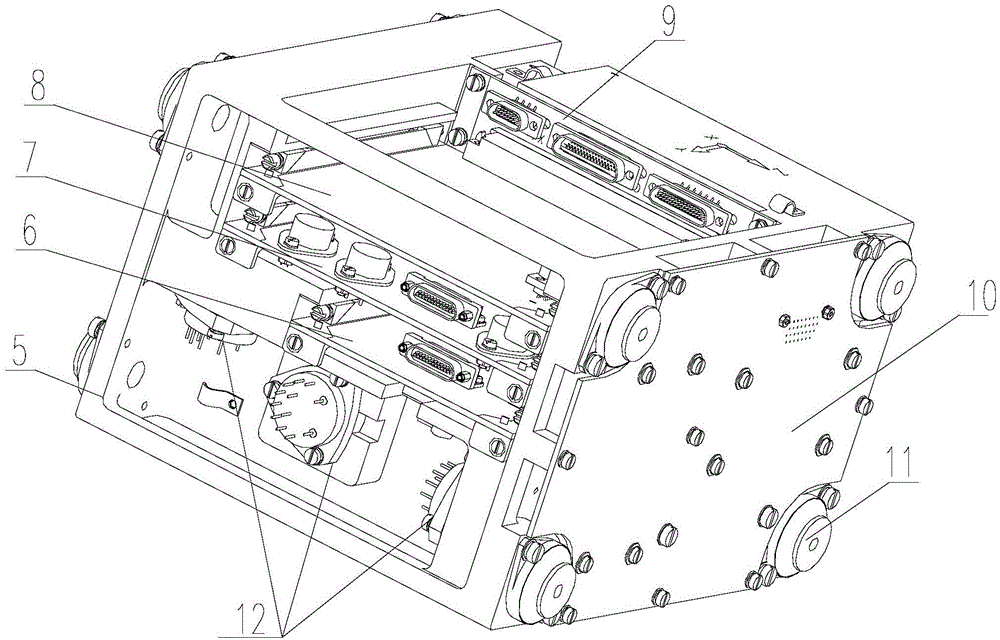 Integrated small-size laser gyroscope inertia measurement device