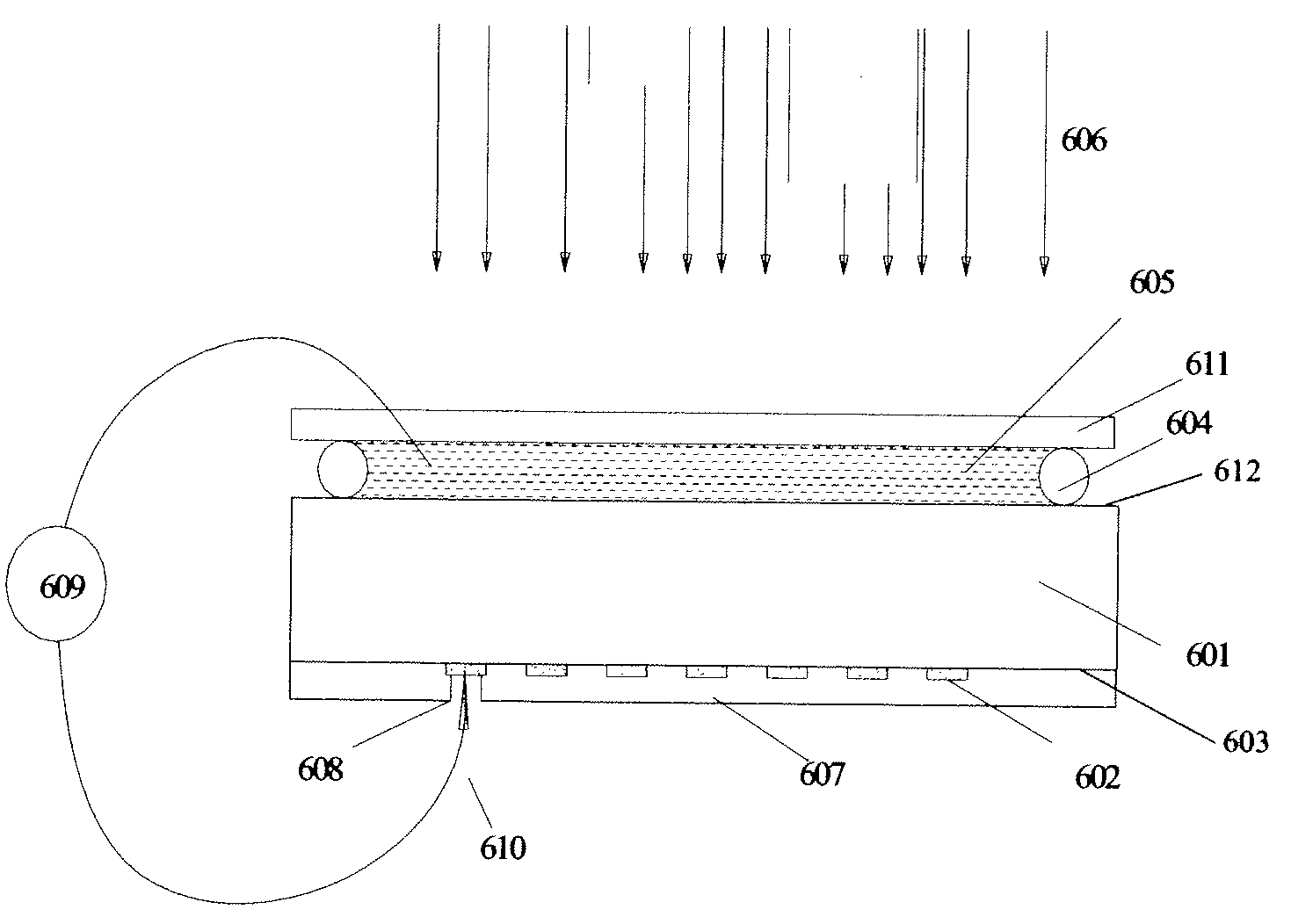 Mobile Charge Induced Periodic Poling and Device