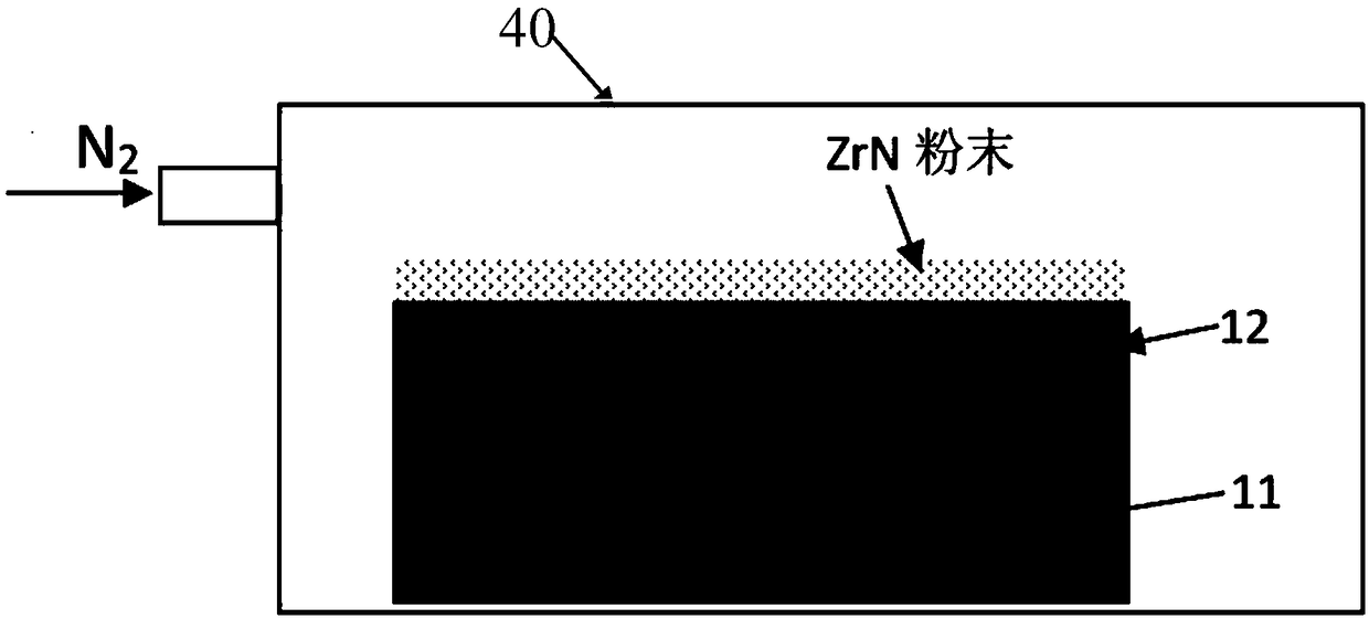 Electrochemical sensor for monitoring nitrogen content, and manufacturing method for sensor