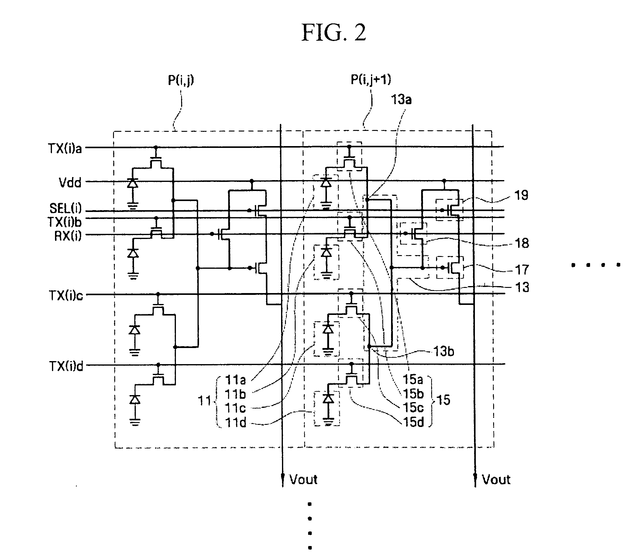 Image sensor having improved sensitivity and decreased crosstalk and method of fabricating same