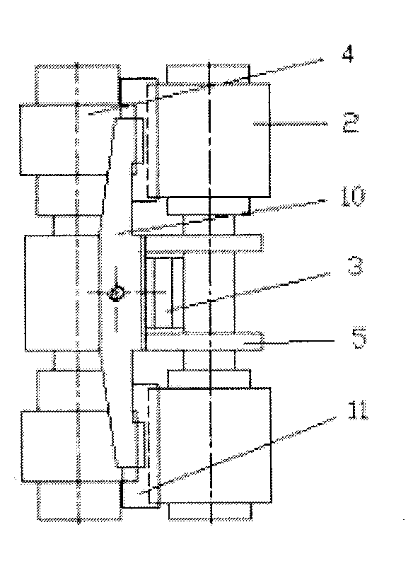 Double-fiber bundling device