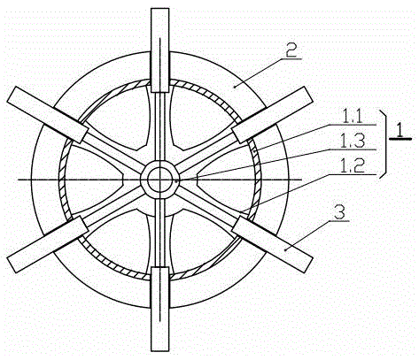 Cross-country vehicle wheel