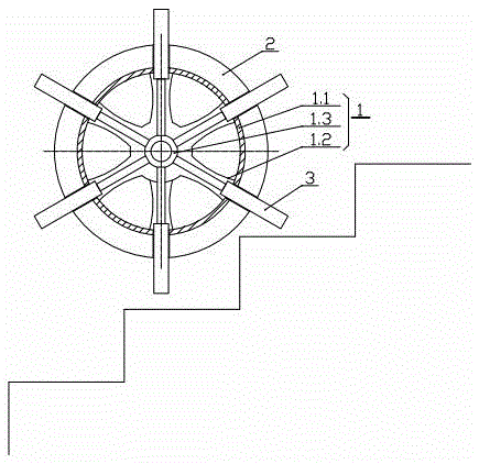 Cross-country vehicle wheel