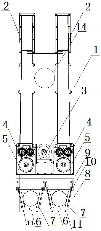 Precise cotton blending machine