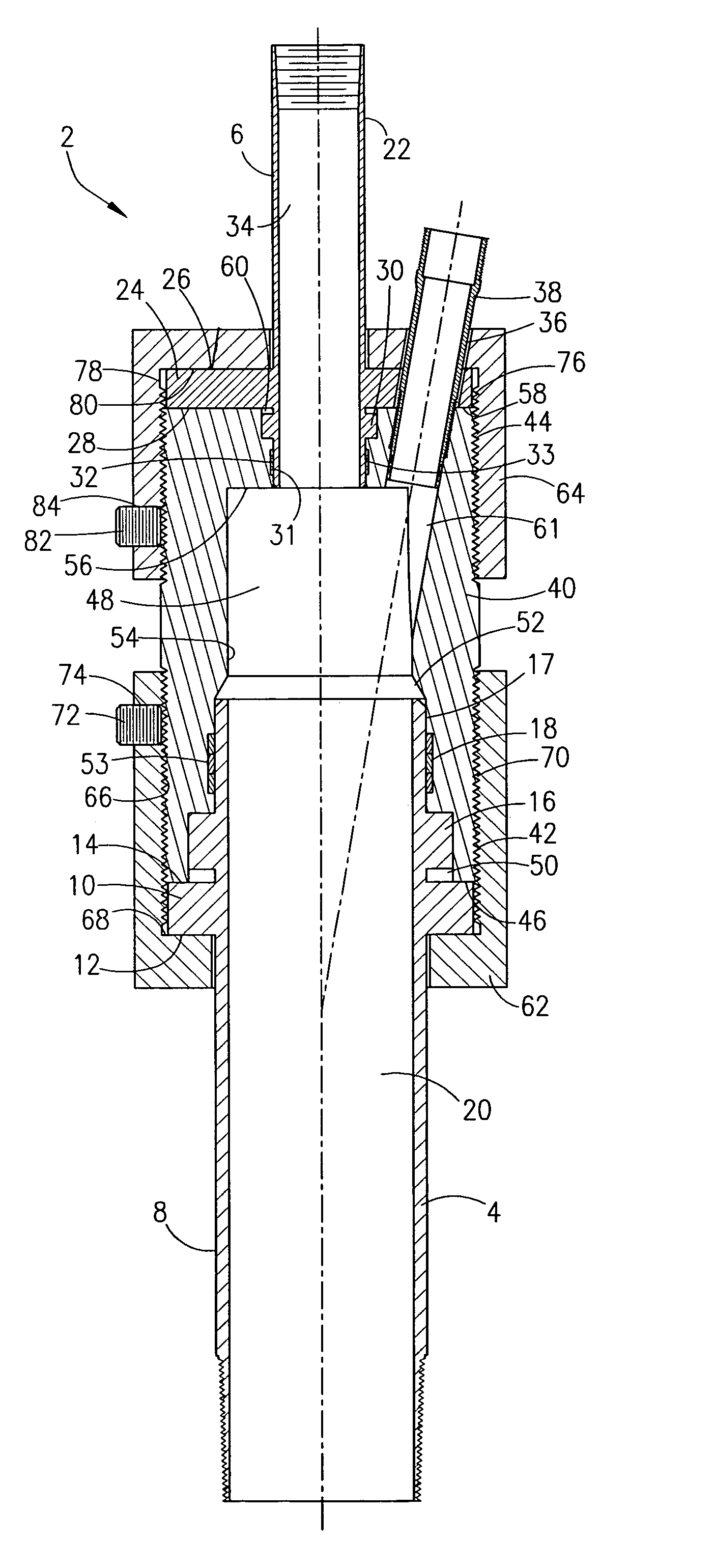 Side entry apparatus and method