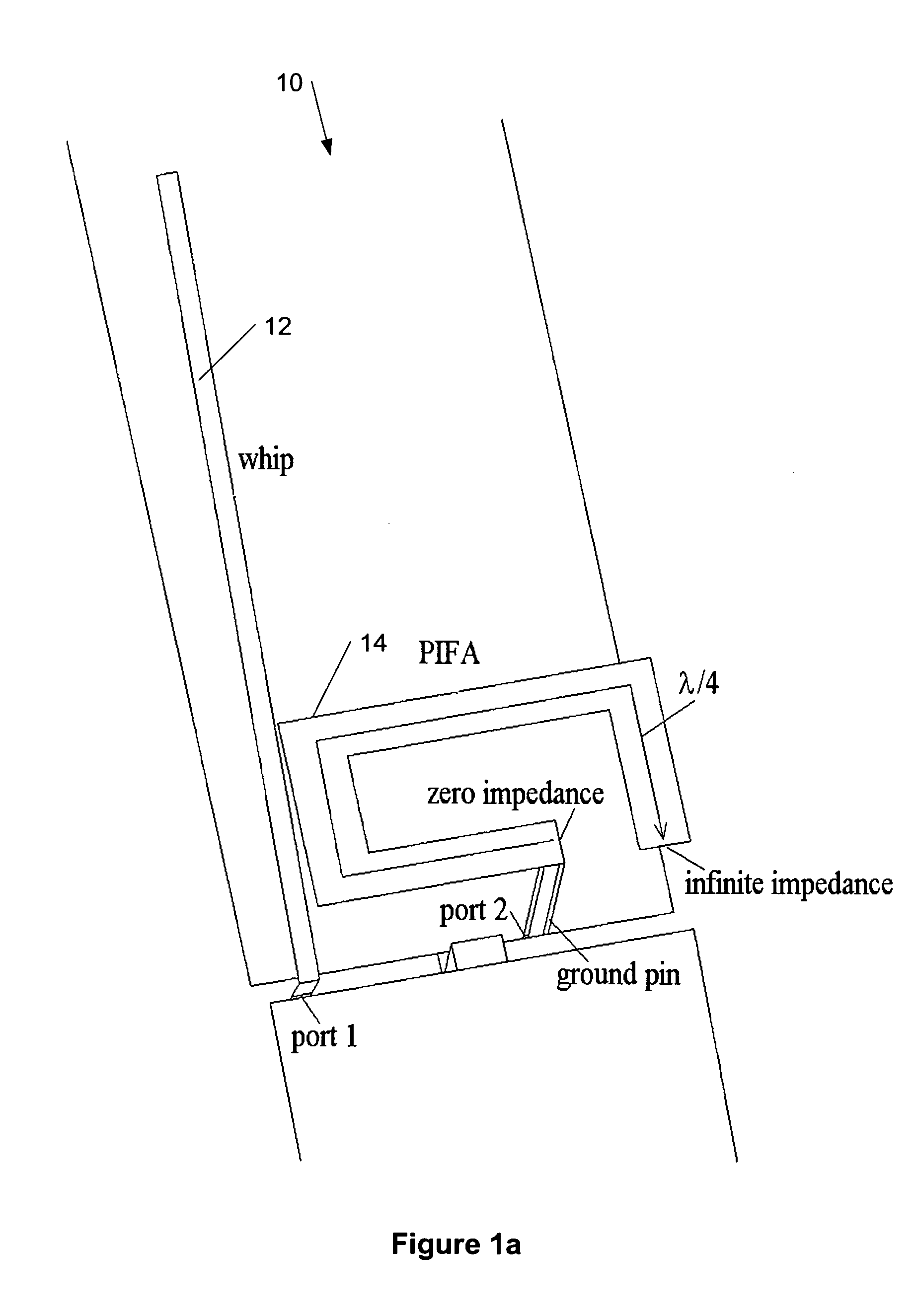 Antenna isolation using grounded microwave elements