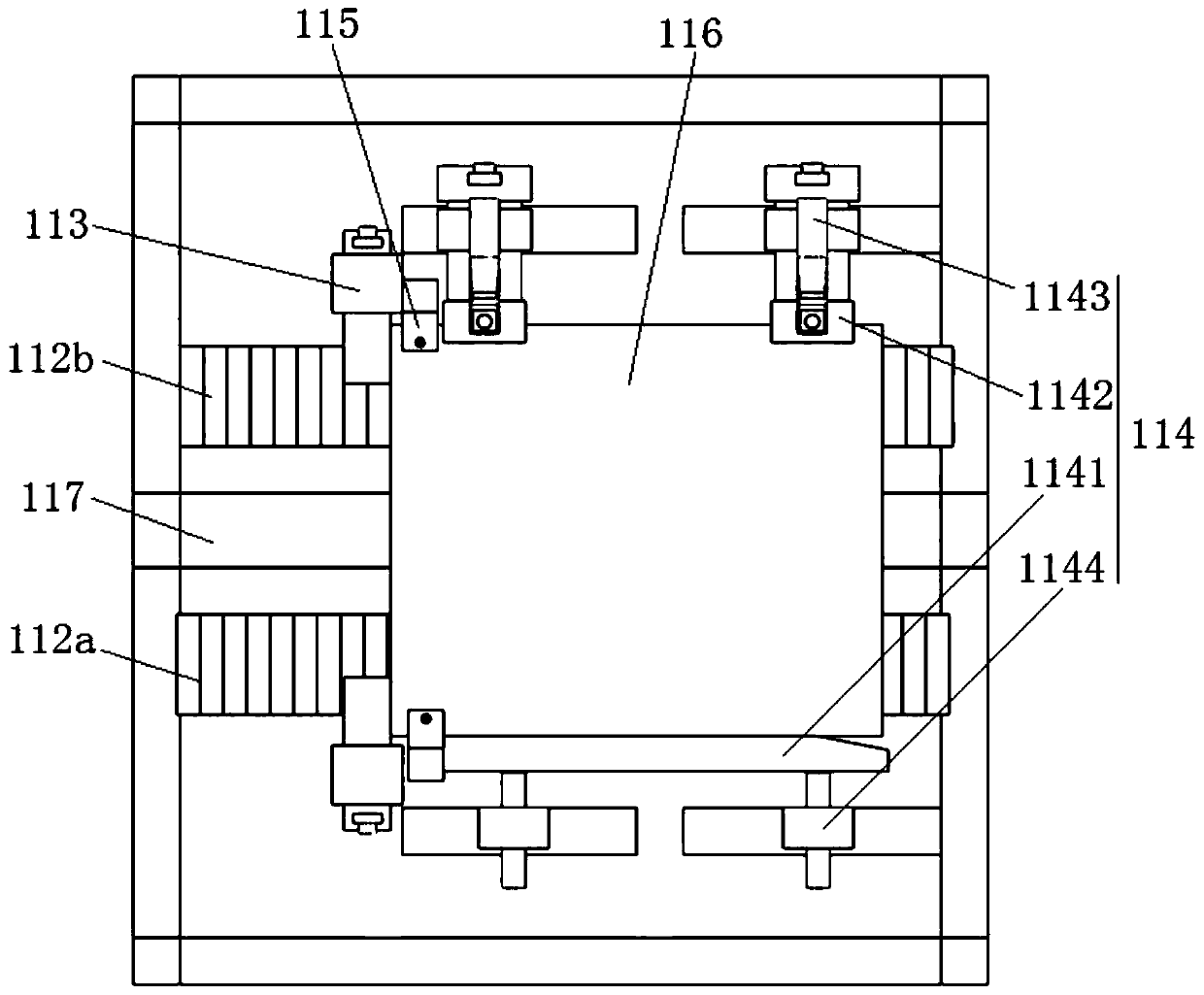 Device for achieving automatic welding of T-shaped stud on embedded part