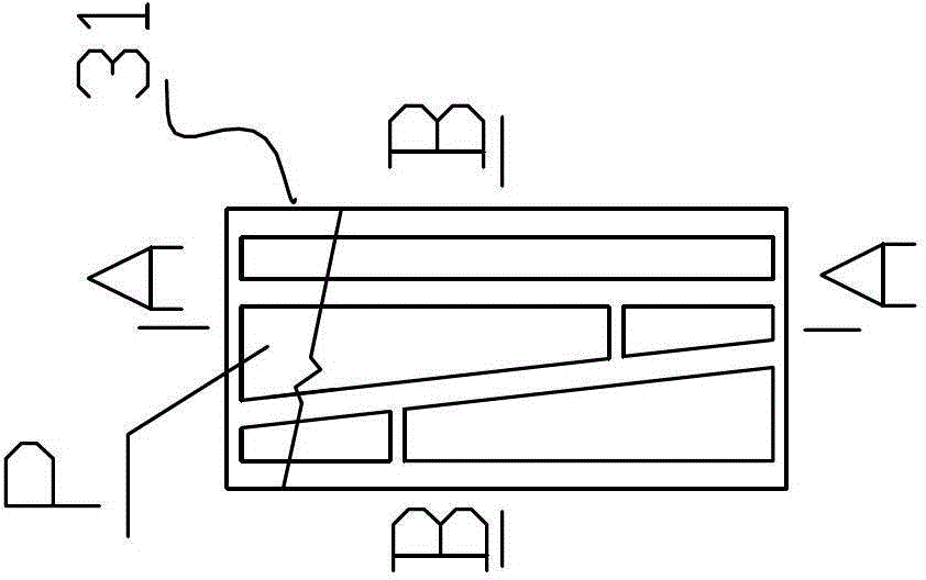 Stone-like aluminum alloy light grid component and construction method of decorative outer wall made of stone-like aluminum alloy light grid components