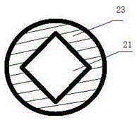 Locking bottom stud with automatic leveling function