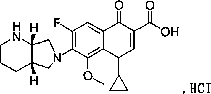 Preparing method of moxifloxacin or slat thereof