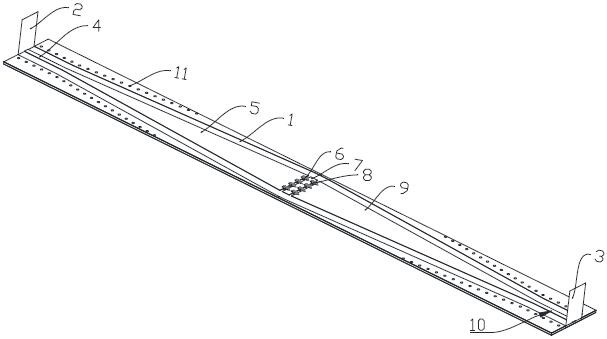 Broadband high-power protection module and device based on tapered transmission line