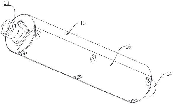 Broadband high-power protection module and device based on tapered transmission line