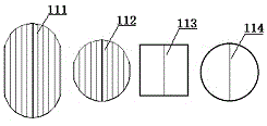 Folding type planar three-phase open transformer core